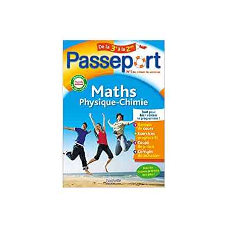 Passeport Maths Physique Chimie De La E La Nde Cahier De