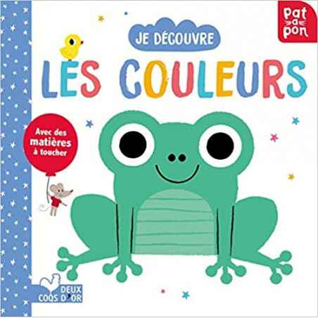 Je découvre les couleurs livre avec matières à toucher