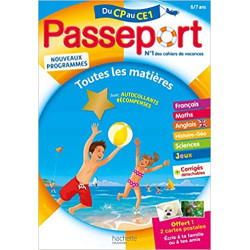 Passeport Cahier de Vacances 2020 - Toutes les matières du CP au CE1 - 6/7 ans