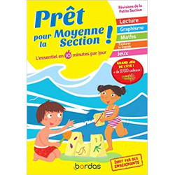 Prêt pour la MS – Cahier de vacances, révisions de la Petite Section (PS) (Français) de Collectif