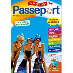 Passeport Cahier de Vacances 2020 - Toutes les matières de la 6e à la 5e de Isabelle de Lisle