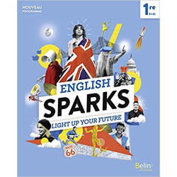 English Sparks Anglais 1re, Manuel élève 2019