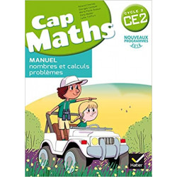 Cap maths CE2 ed. 2017 - livre eleve nombres et calculs + cahier géometrie3277450210182