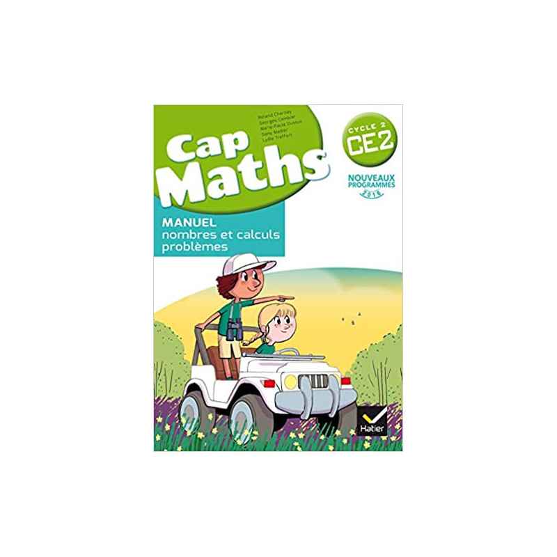 Cap maths CE2 ed. 2017 - livre eleve nombres et calculs + cahier géometrie3277450210182
