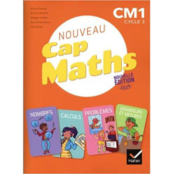 Cap Maths CM1 Éd. 2020 - Manuel + Cahier de Géométrie + Dico Maths