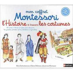 L'Histoire à travers les costumes - Mon coffret Montessori - Dès 6 ans de Sabine Hofmann