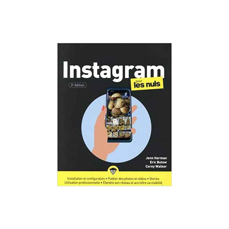 Instagram pour les Nuls de Eric Butow9782412058039