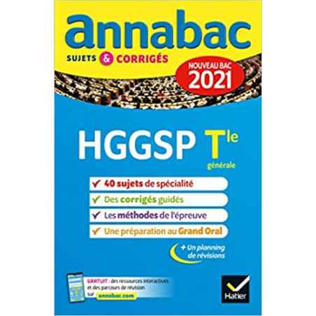 Annales Du Bac Annabac 2021 HGGSP Tle Générale (spécialité): Sujets ...