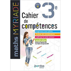 Myriade - Cahier de compétences - Mathématiques 3e