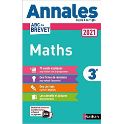 Annales ABC du Brevet 2021 Maths - Corrigé