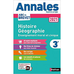 Annales ABC du Brevet 2021 Histoire-Géographie e m c9782091575148