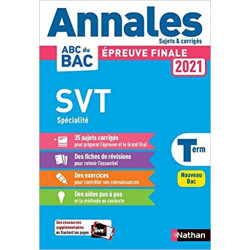 Annales Bac 2021 SVT Terminale