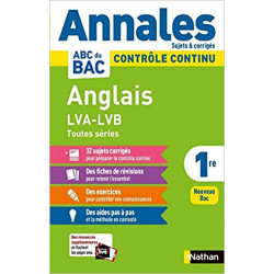 Annales ABC du Bac 2021 - Anglais 1re9782091575223
