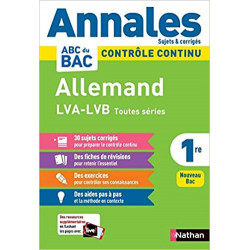 Annales ABC du Bac 2021 - Allemand 1re