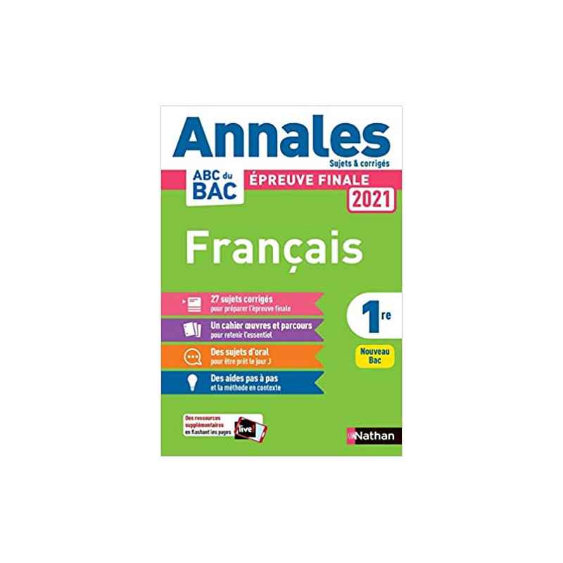Annales ABC du Bac 2021 Français 1re9782091575308