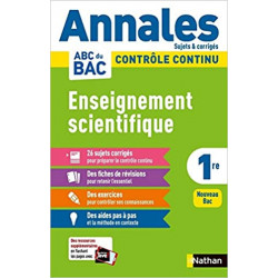 Annales ABC du Bac 2021 - Enseignement Scientifique 1re9782091575209