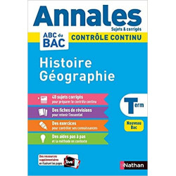 Annales Bac 2021- Histoire Géographie Terminale9782091575193