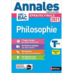 Annales Bac 2021 Philosophie