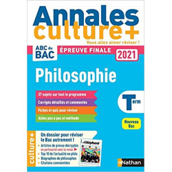 Annales Bac 2021 Philosophie - Culture +