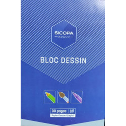 BLOC DESSIN A5 120G/ M2
