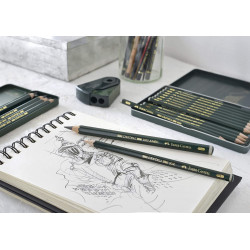 Faber-Castell 119065 Set "Art" de 12 crayons graphite CASTELL 9000