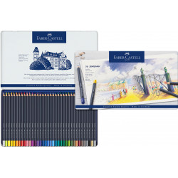 FABER-CASTELL Goldfaber crayon de couleur 114736 boîte métal à 36 pcs.4005401147367