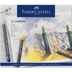 Crayons de couleur Goldfaber / 24 FABER CASTELL