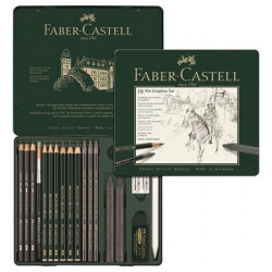 Faber-Castell Pitt Crayons de graphite (Lot de 19)