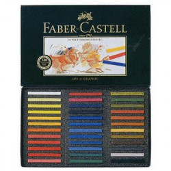 Faber Castell Set of 12 Polychromos Artists Pastels.