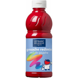 Lefranc Bourgeois enfants Gouache Redimix Color and Co-, Prim?rrot, Tempera Kinderfarbe - 500ml