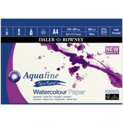Daler Rowney Aquafine 140lb Watercolour Pad A4