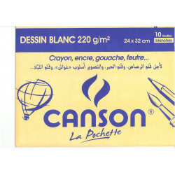 CANSON BLANC 220G/M