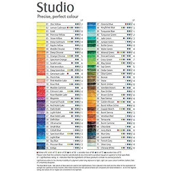 Derwent 32197 Crayons de couleur Multicolore Boîte de 245010255713490