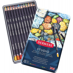 Derwent 32196 Crayons de couleur Multicolore Boîte de 12