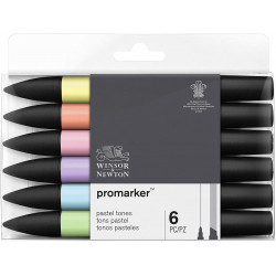 Promarker pastel tones 6 pc