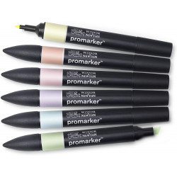 Promarker pastel tones 6 pc