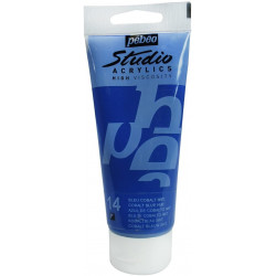 Pébéo Studio Acrylique Tube Bleu Cobalt Imitation 100 ml