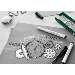 Faber-Castell 167401 - Feutre Pitt Artist Pen Brush Blanc Coloré FC1674014005401678939