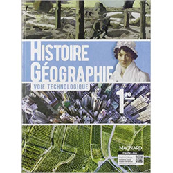 Histoire-Géographie 1re technologique (2019) - Manuel élève (2019)