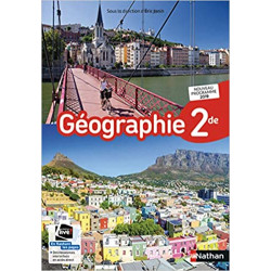 Géographie 2de collection Janin - manuel élève (nouveau programme 2019)9782091728292