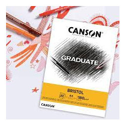 Canson Graduate A4 180gr 20sy Bristol Çizim Sketch Defter Cangrad