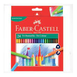 crayon de couleur de 24 faber castell