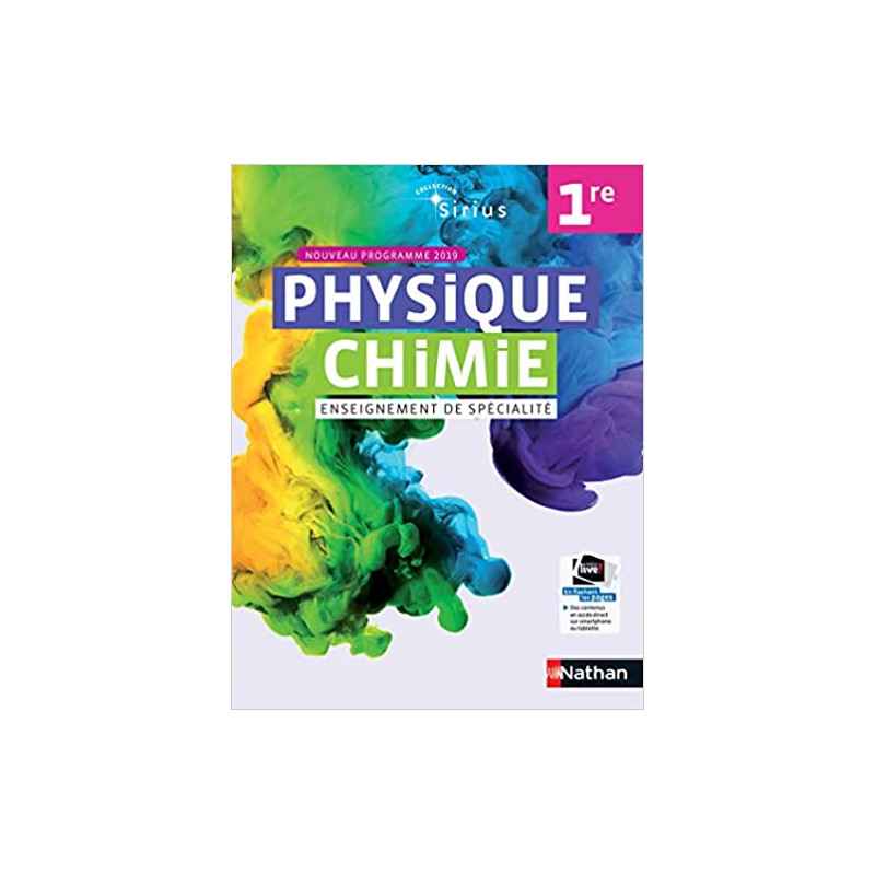 Physique-Chimie Sirius 1re - manuel élève9782091729176