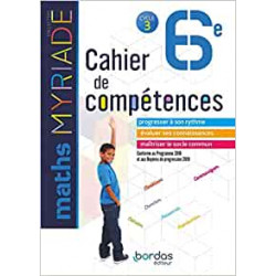 Myriade - Cahier de compétences - Mathématiques 6e