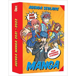 Mon agenda scolaire Manga pour apprendre à dessiner 2021-2022