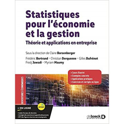 Statistiques pour l'économie et la gestion9782807319448