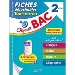 Objectif Bac Fiches Tout-en-un 2nde9782017082705