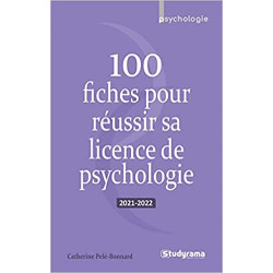100 fiches pour réussir sa licence de psychologie9782759047529