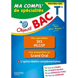 Objectif BAC Ma compil' de spécialités SES et HGGSP9782017877431