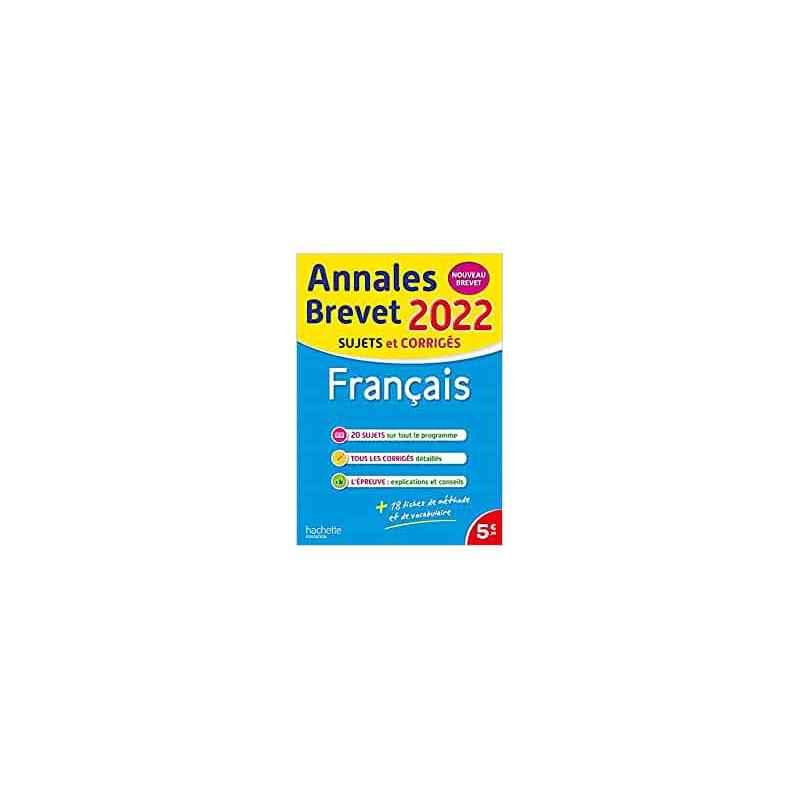 Annales Brevet 2022 Français9782017151203